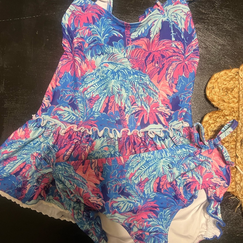 Sweet Honey Kids Swimwear - Blue and Pink 8Y